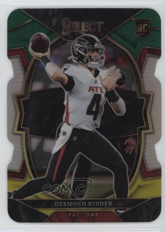 2022 Select Concourse Green & Yellow Prizm Die-Cut Desmond Ridder Rookie RC 1i77