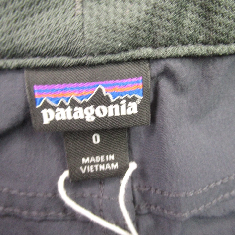 Pantalones Cortos Patagonia Mujer 0 Bolsillos Ligeros Chino Botón Gris Foto 3 de 4