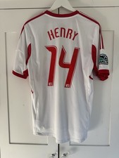 New York Red Bulls 2013/14 Home Shirt &ldquo;Henry 14&rdquo; Size Large