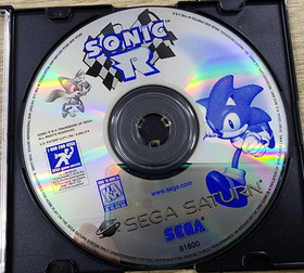 USED AUTHENTIC WORKING -) SONIC R (- GAME DISC ONLY - SEGA SATURN