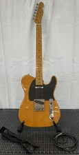 Fender Telecaster Electric Guitar Natural Finish Made In Japan Tested w/Gig Bag