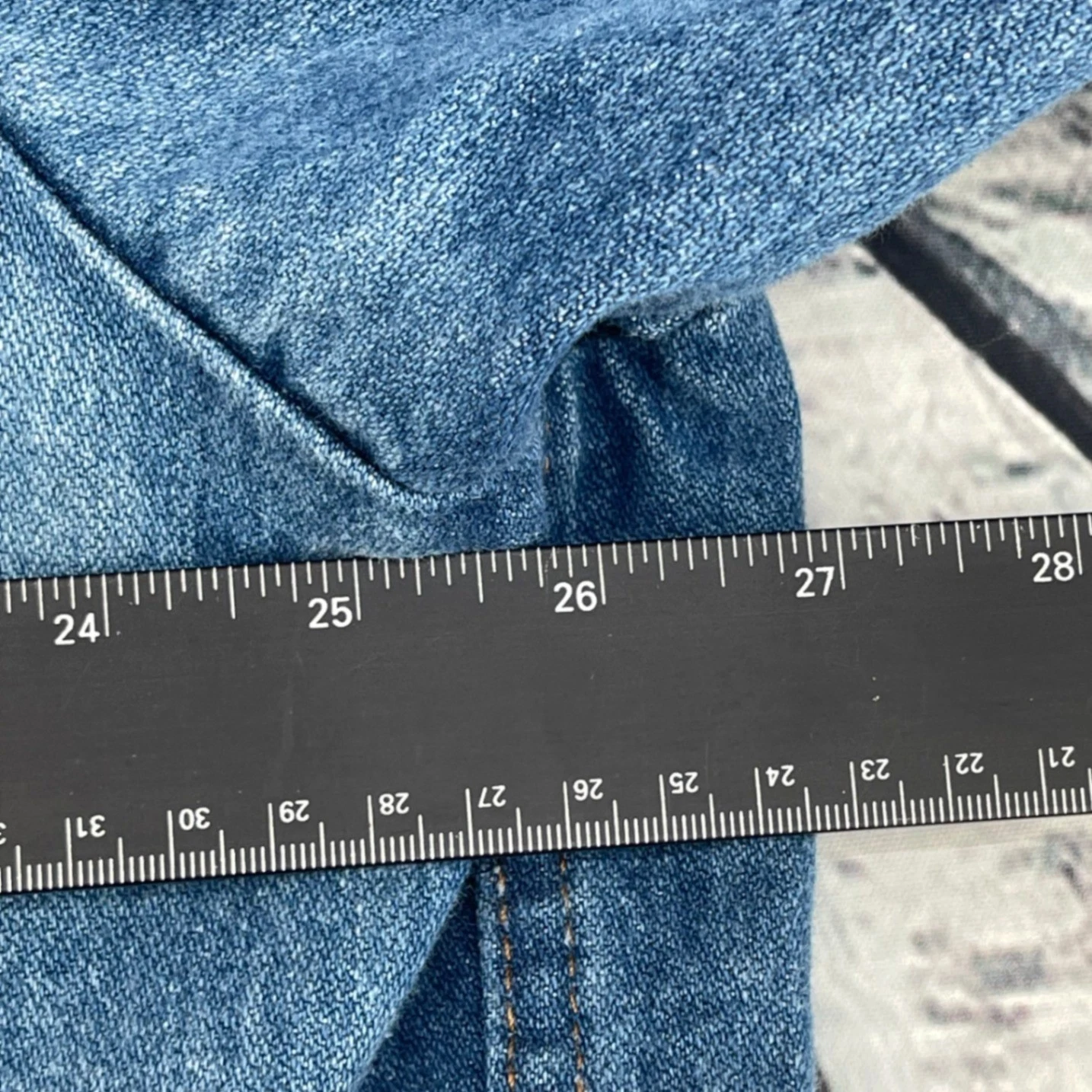 Wrangler Denim Jacket XXL Western Cowboy Ranchcore Americana Acid Wash Trucker - product detail image 6