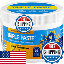 Triple Paste Diaper Rash Cream For Baby - 8 Oz Tub Zinc Oxide Ointment Treats