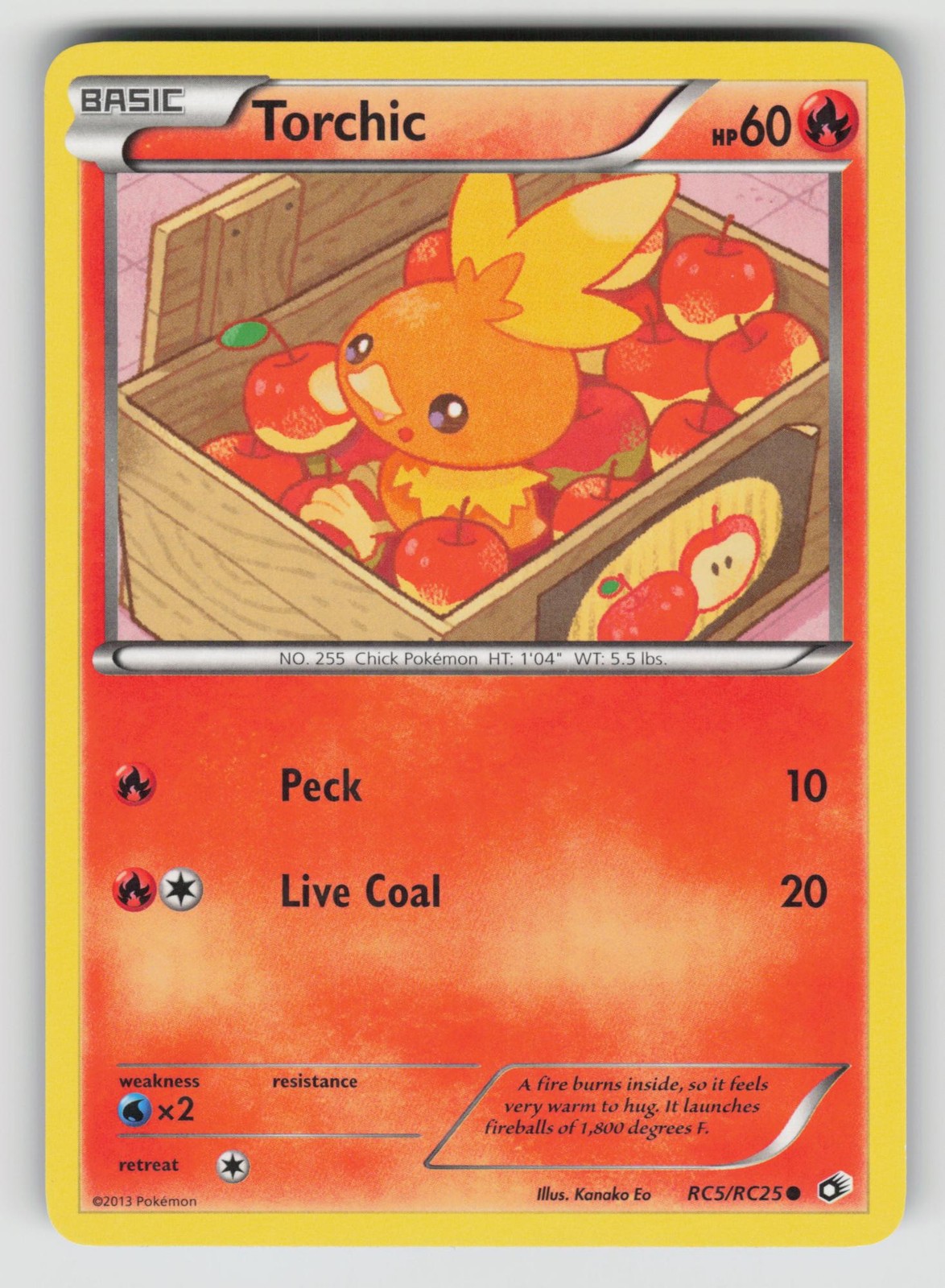 Torchic RC5/RC25 Common Legendary Treasures Pokemon NM