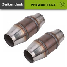 2x 200 Zellen Sport Katalysator Metall 110mm E Prüfzeichen 76,1 mm E4 Bis 3.6L