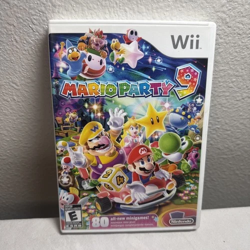 Mario Party 9 (Nintendo Wii, 2012) Complete With Manual & Inserts