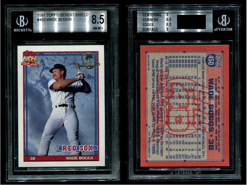Wade Boggs #450 1991 Topps Desert Shield card