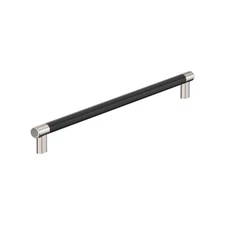 BP54041PNBBR | Polished Nickel/Black Bronze Appliance Pull | 18 inch 457mm Ce...