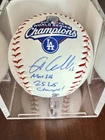 ALEX CALL DODGERS SIGNED 2025 WORLD SERIES BASEBALL "2025 WS CHAMPS" INS JSA COA