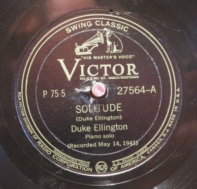 Duke Ellington 78 RPM / Solitude & Dear Old Southland (512-0725-AN)