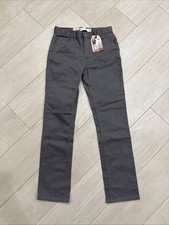 NWT Levi's Boys' 511 Slim Fit Chino Pants Grey Size 16 Regular