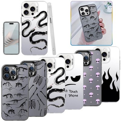Stylish Laser Design Phone Case For iPhone 17 Pro 16e Samsung S25 Plus S23 Cover