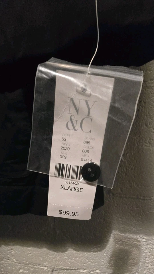 NEW H&M Women's Padded Parka Coat Removable Faux Fur Collar WINTER Black Xlarge - Image 3 of 4