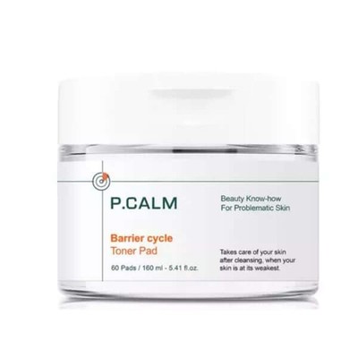 P.CALM Barrier Cycle Toner Pad - 160ml (60pcs)  K-beauty
