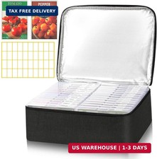 26 Slots Seed Storage Organizer Box with Insulated Bag That Holds 80-200 Seed En