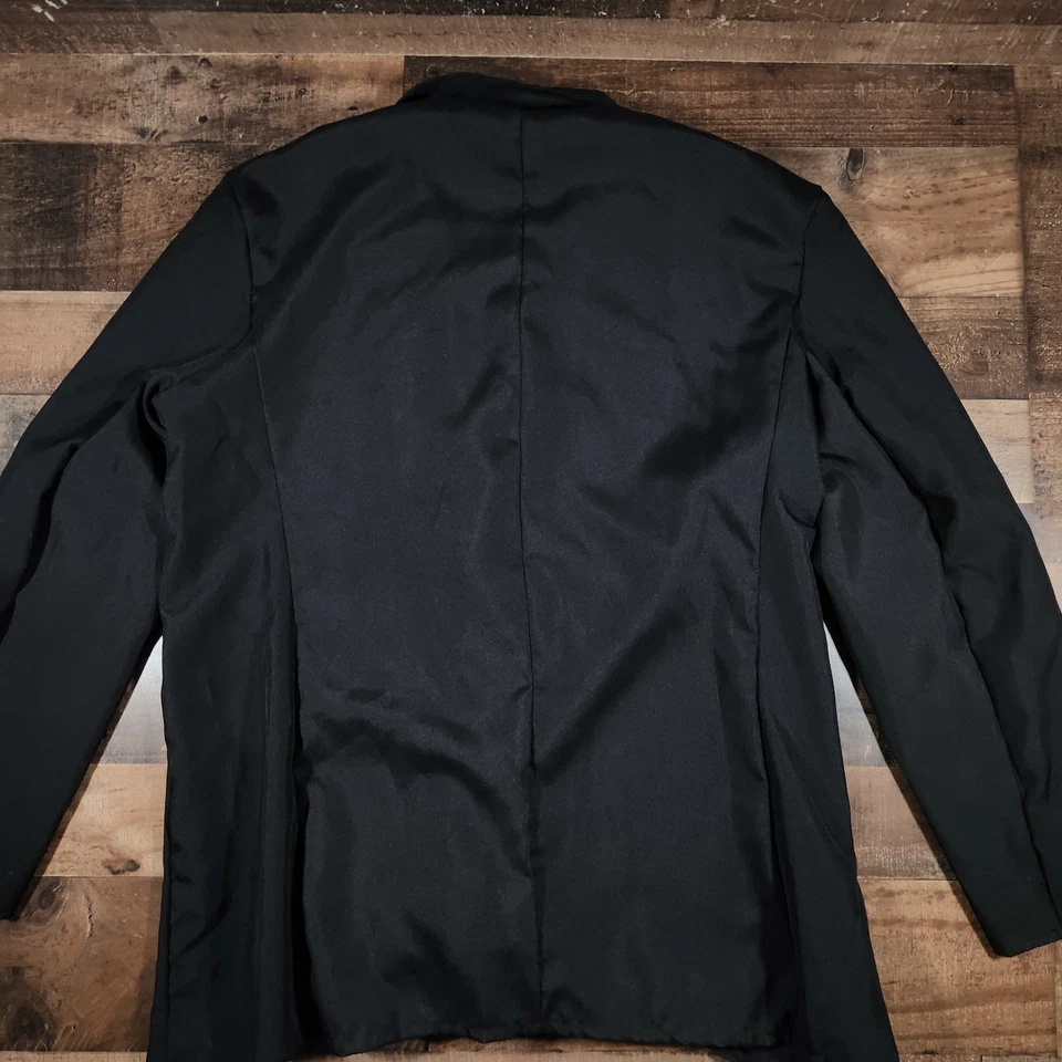 Abrigo Blazer Deportivo Underwraps Huesos Esqueleto Hombres Talla Única Negro Disfraz de Halloween Foto 2 de 4