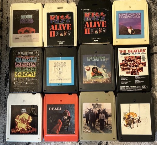 8 Track Tape Lot, AC/DC, Kiss, Stones, Beatles and more! | eBay