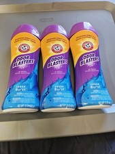Lot Of 3 Arm Hammer Odor Blasters In-Wash Scent Booster Fresh Burst 15 oz Ea.