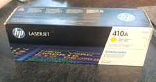 GENUINE HP 410A Yellow Toner Cartridge CF412A NEW OPEN BOX NEVER INSTALLED