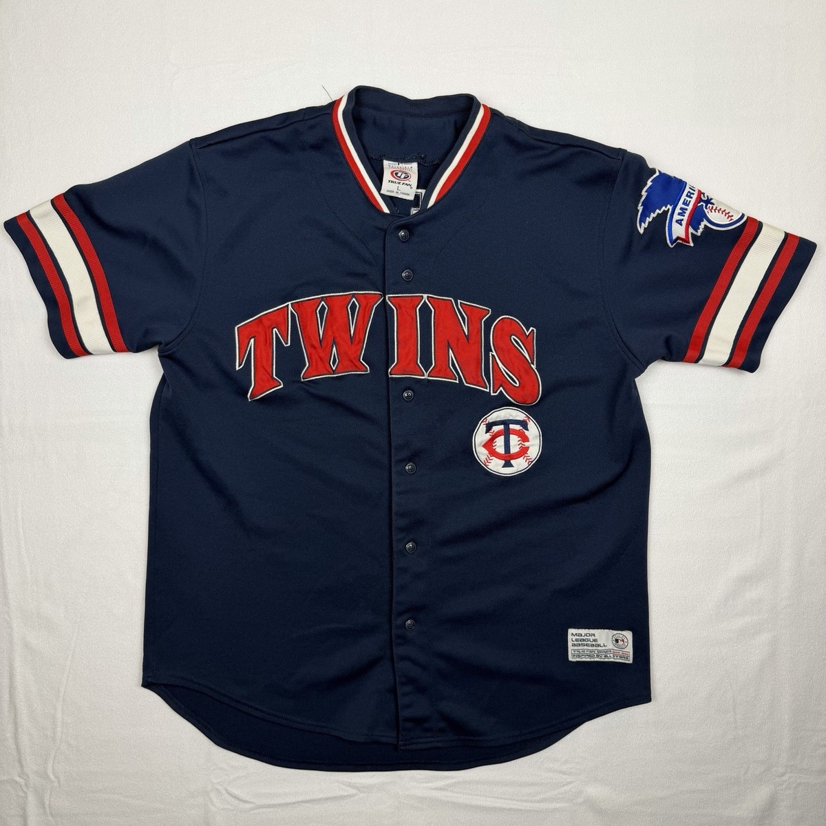 Vintage MN TWINS MLB Johan Santana #57 Jersey True Fan Series