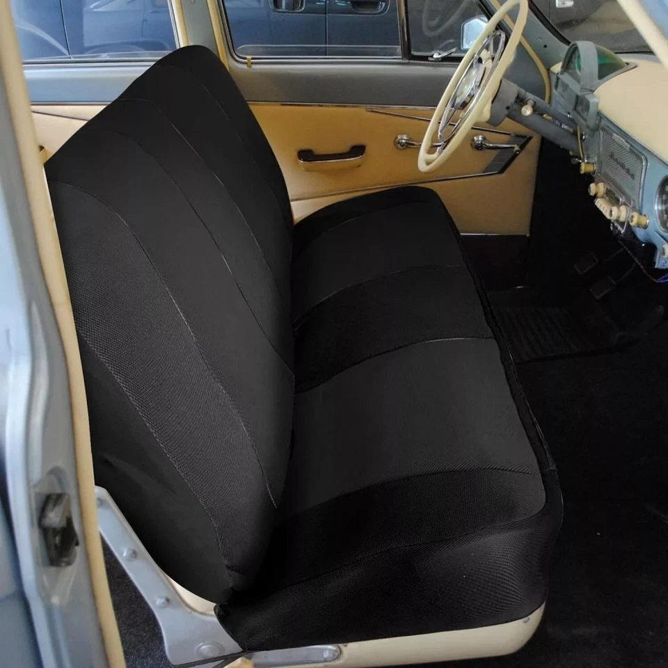 Protectores sólidos de cubierta de asiento de banco para Chevrolet C10 C1500 C2500 Foto 2 de 4