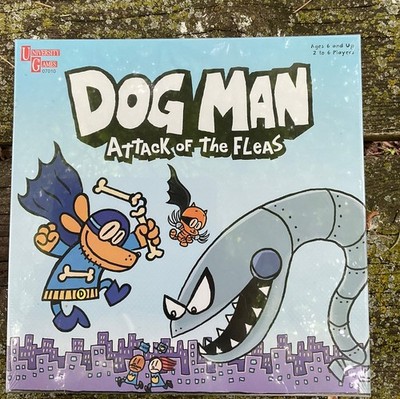 2019 NIB Dog Man Attack Of The Fleas University Games Ages 6+ Sealed