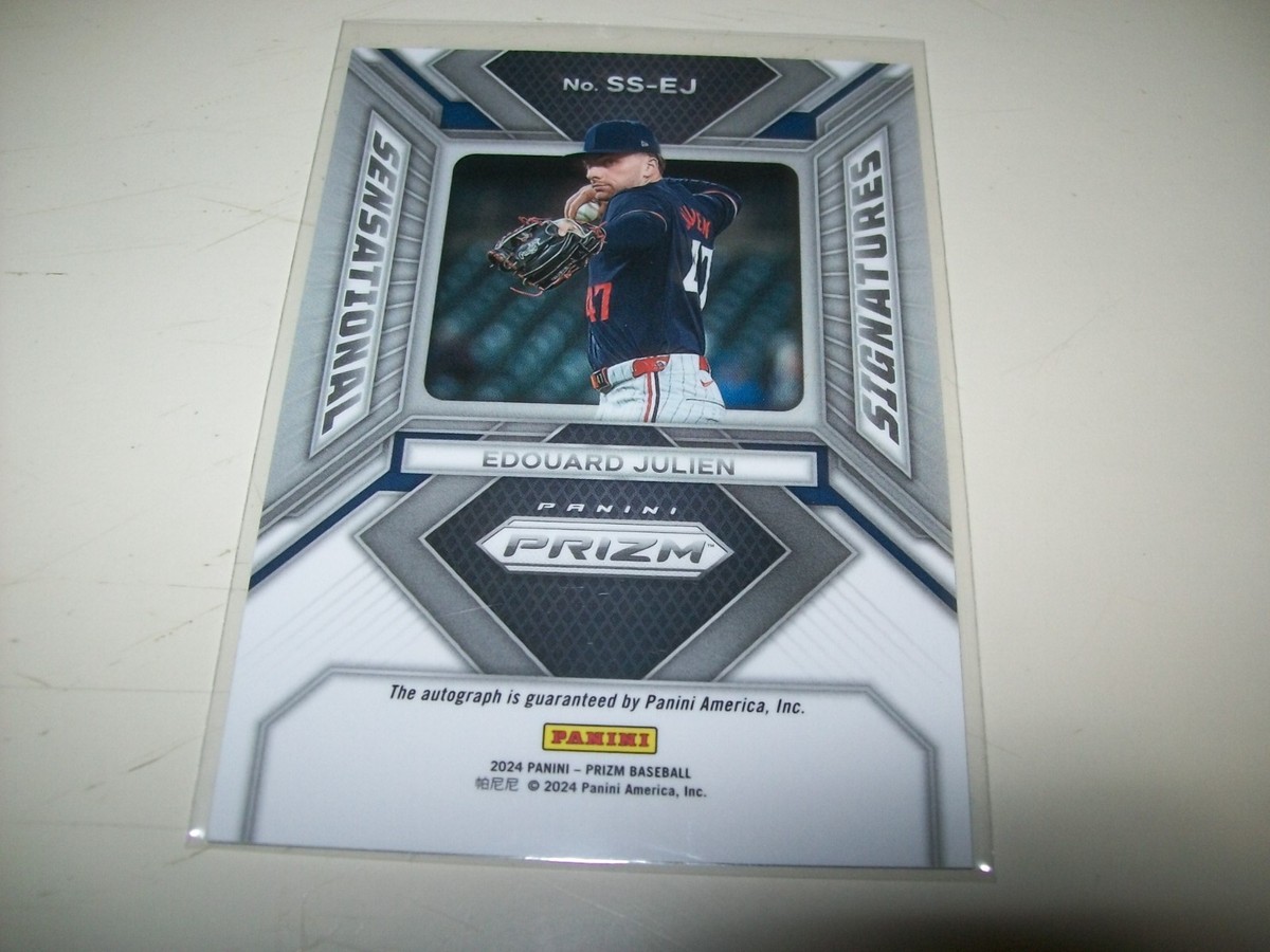 2024 PANINI PRIZM EDOUARD JULIEN AUTO SIGNED #SS-EJ MINNESOTA