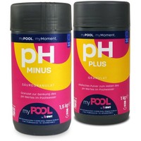 Mypool Ph Minus 1,5Kg + Ph Plus Granulat 1,0Kg Pool Schwimmbad Spa Ph-Wert