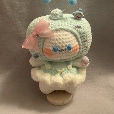 Handmade Crochet Cinnamoroll Sanrio inspired tv head doll