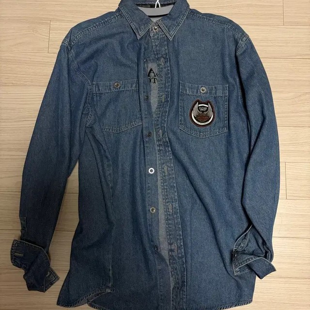 Harley-Davidson Denim Shirt M Size Casual Blue