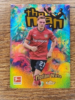 2022-23 Topps Chrome Bundesliga Florian Wirtz The Man TM-FW Gold Refractor /50 