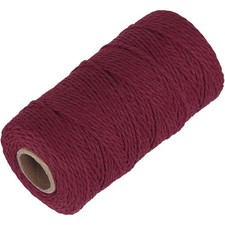 Natural Cotton Twine String for Crafts 2MM x 328 Feet Garden DIY Wrapping
