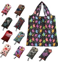 Reusable Shopping Bag Heavy Duty Waterproof Foldable Grocery Tote Bags UK 1/5