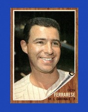 1962 Topps Set-Break #547 Don Ferrarese EX-EXMINT *GMCARDS*