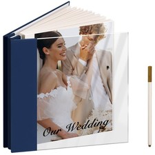 Acrylic Cover Self Adhesive Photo Album for Small 4x6 5x7 8x10 Pictures Scrap...