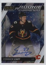 2023-24 O-Pee-Chee Platinum Rookie Auto Cosmic 8/35 Connor Zary #R-CZ Auto uf7