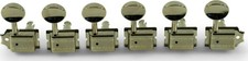 Kluson 6 In Line Supreme Series Tuning Machines With Staggered Posts Nickel W...