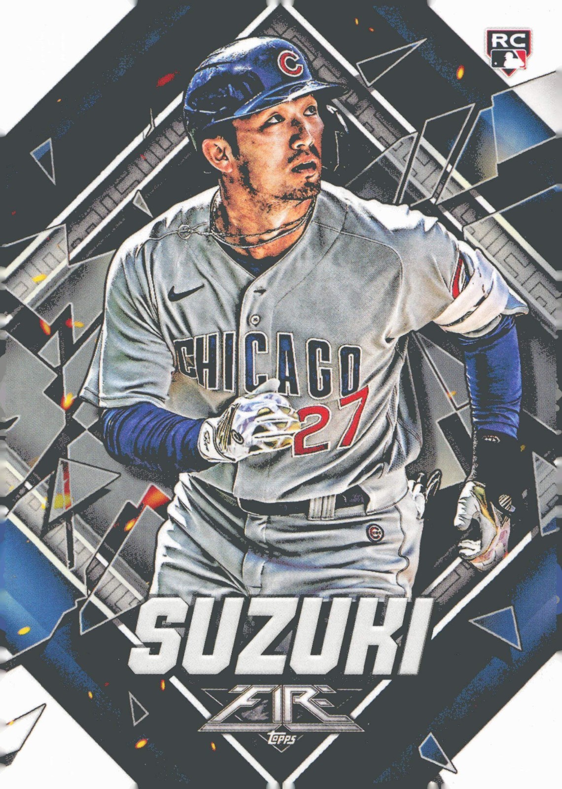 2022 Topps Fire - Seiya Suzuki #74 (RC)