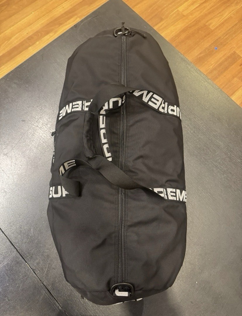Supreme Large Duffle Bag SS18 Black Cordura Bag thumbnail 4