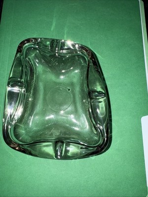 Anchor Hocking Freeform Collection amber ashtray, catchall or trinket tray