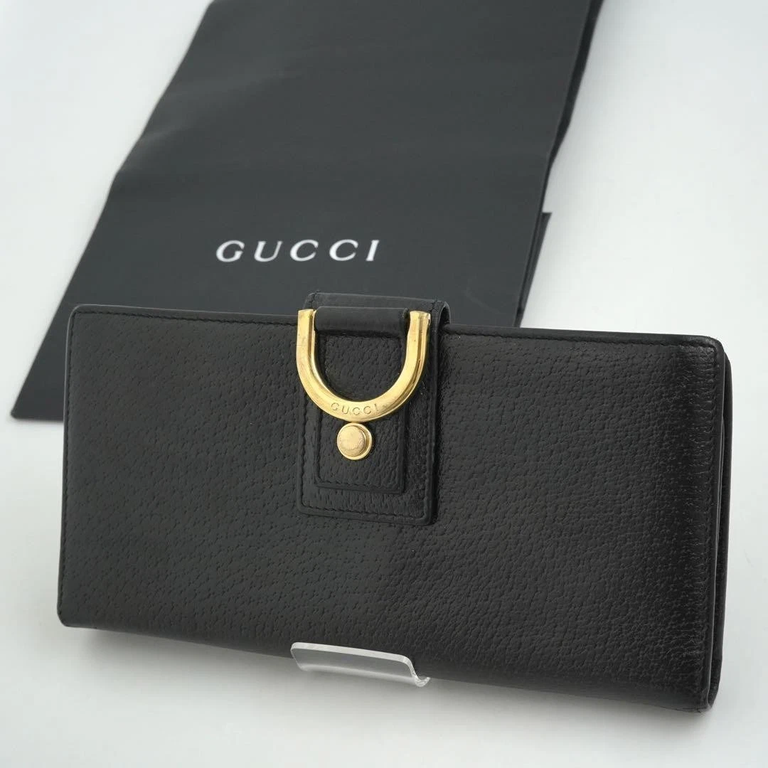 Portefeuille long GUCCI presque inutilisé GUCCI Abby GG Line imbriqué