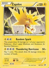 Zapdos Holo Rare Legendary Treasures 46/113 MP on eBay