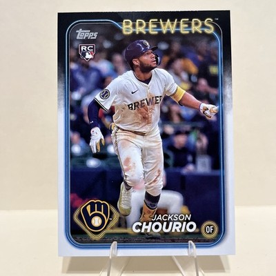 2024 Topps Update Series Jackson Chourio #US240 (RC) Milwaukee Brewers Rookie