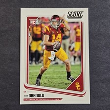 2018 Panini Score Football Sam Darnold Rookie Card #349. rookie card picture