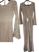 $250 Boho Dress, Lace Gown, Show Me Your Mumu Size S