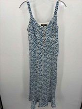 Pre-Owned Lulus Blue Size Medium Long Sleeveless Dress