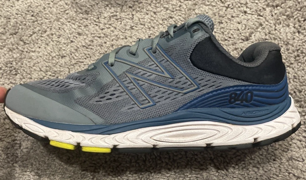 New Balance 840V5 Mens 14 D Road‎ Running Shoes M840LB5 Blue Gray New Balance 840v5 Ocean Grey for Sale | Authenticity  main image 3