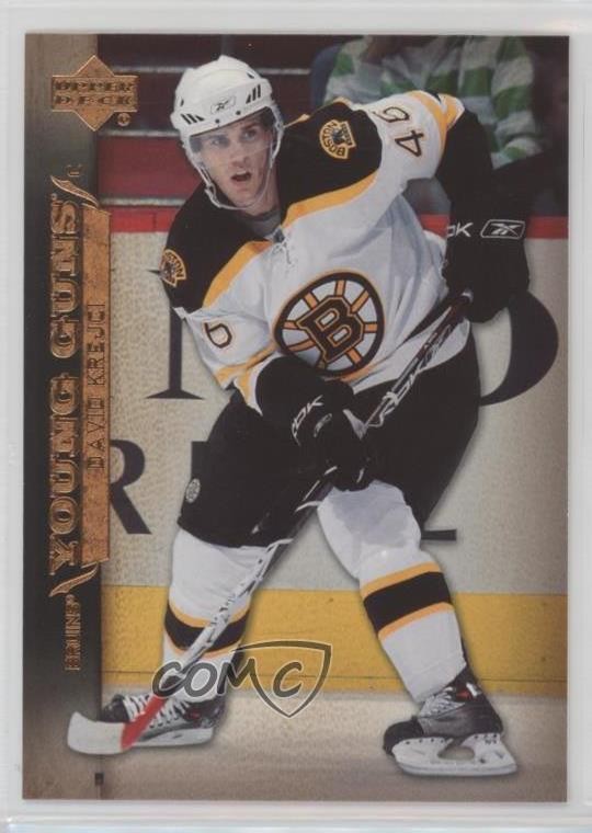 2007-08 Upper Deck Young Guns David Krejci #208 v6g