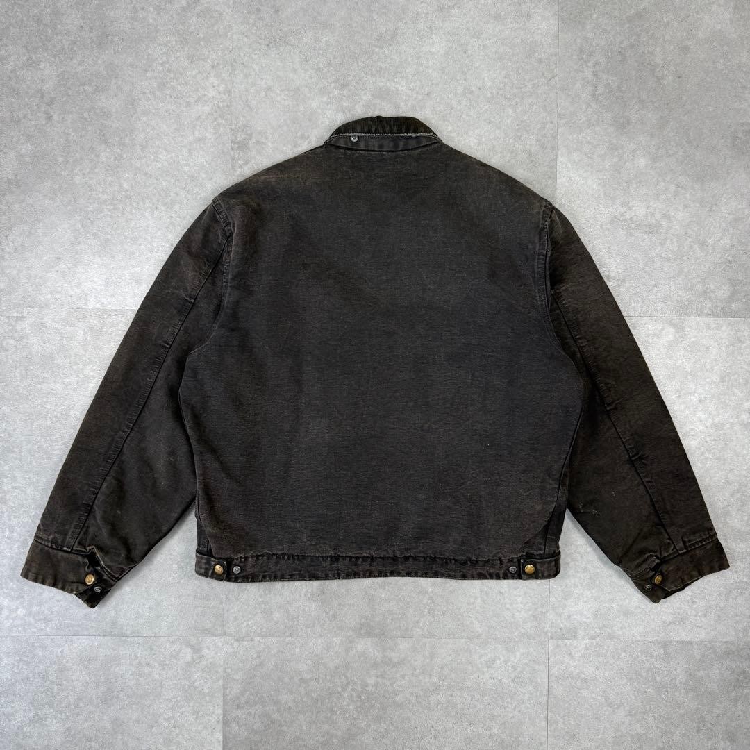 Carhartt Vintage 60s-70s Detroit Jacket Black Workwear L Rare image 2