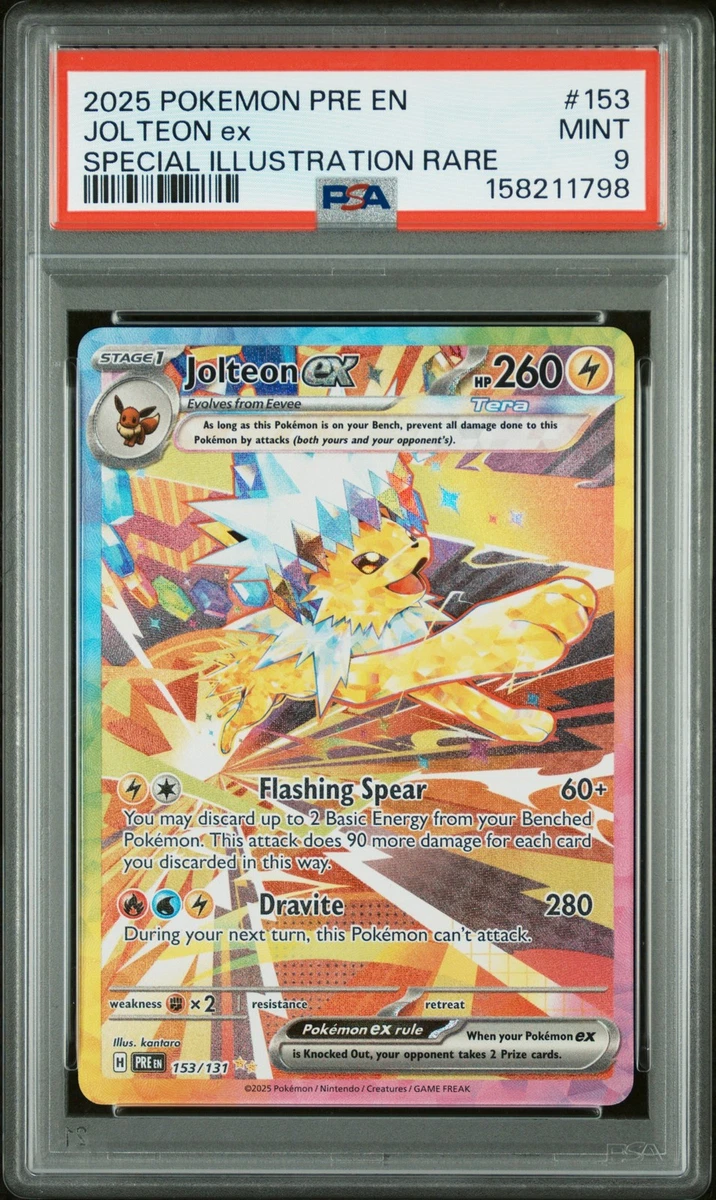 Jolteon Pokémon TCG Professional Sports Authenticator (PSA